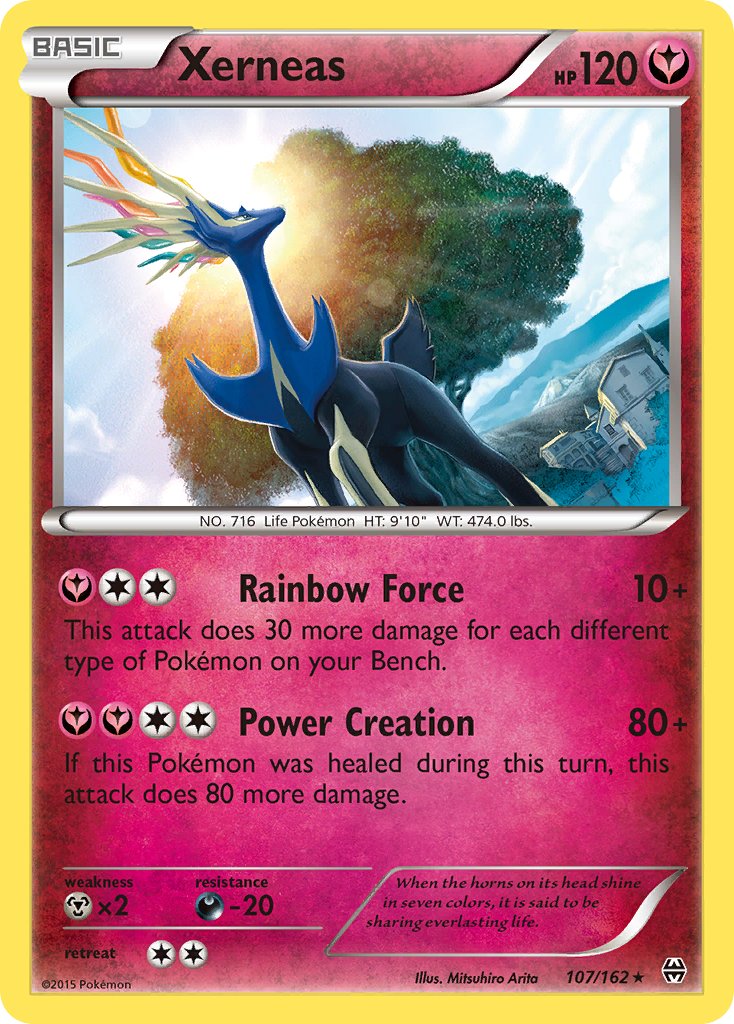 Xerneas (107/162) (Cosmos Holo) (Blister Exclusive) [XY: BREAKthrough] | GnG Games