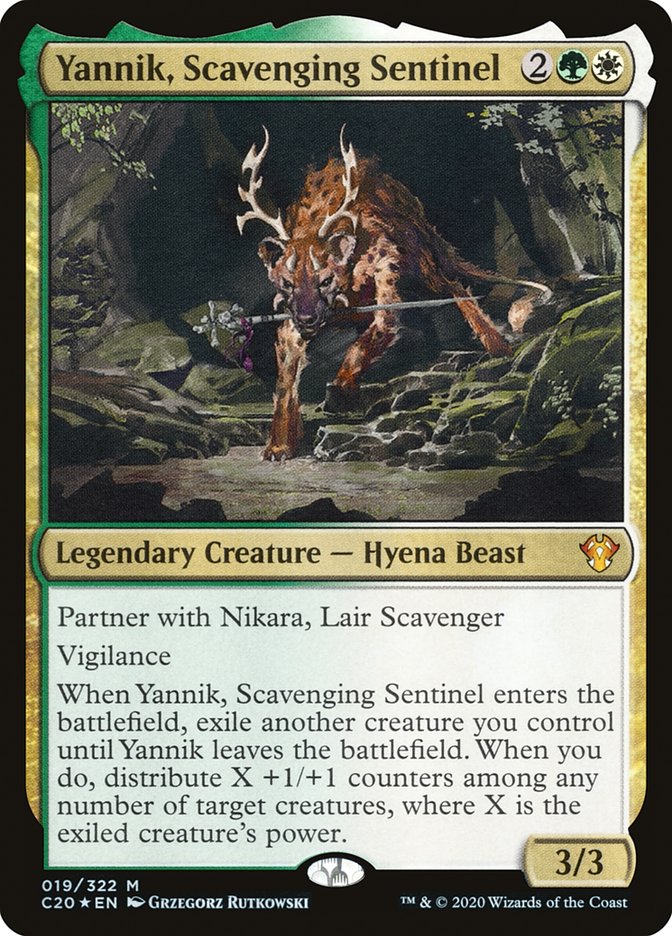 Yannik, Scavenging Sentinel [Commander 2020] | GnG Games