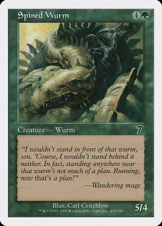 Spined Wurm [Seventh Edition] | GnG Games