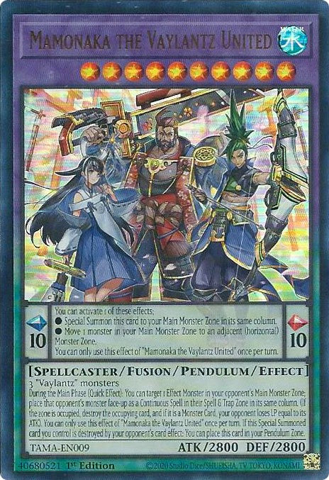 Mamonaka the Vaylantz United [TAMA-EN009] Ultra Rare | GnG Games