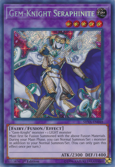 Gem-Knight Seraphinite [SHVA-EN048] Secret Rare | GnG Games