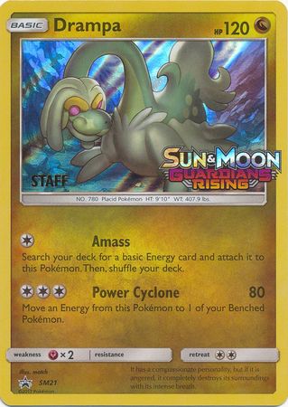 Drampa (SM21) (Staff Prerelease Promo) [Sun & Moon: Black Star Promos] | GnG Games