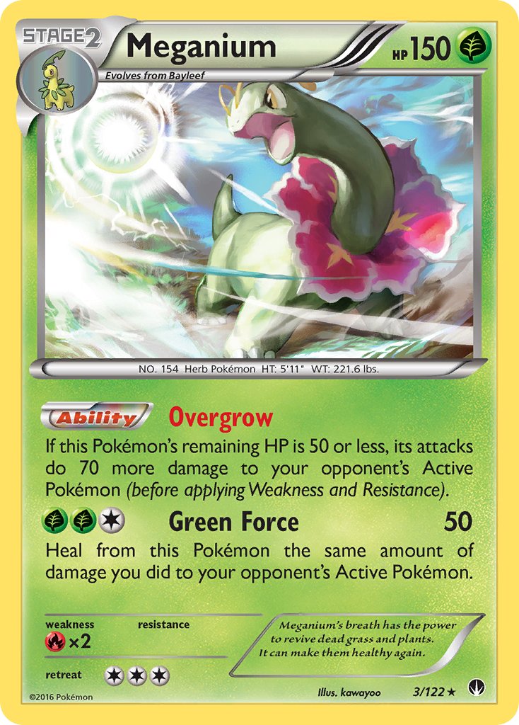 Meganium (3/122) (Cosmos Holo) (Blister Exclusive) [XY: BREAKpoint] | GnG Games