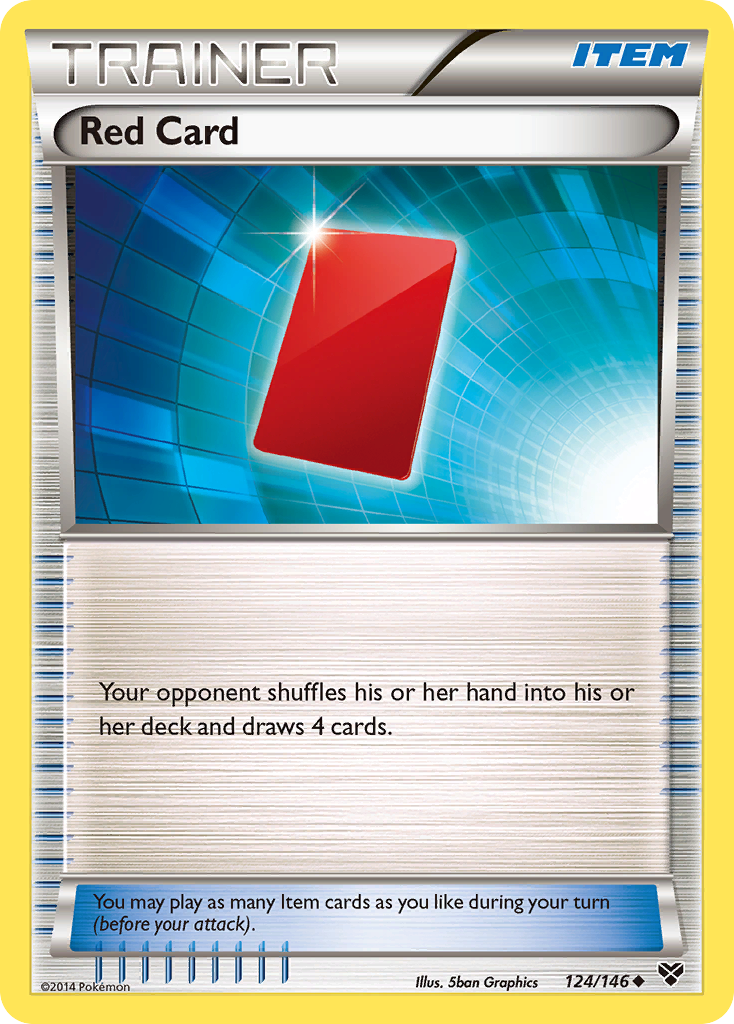 Red Card (124/146) [XY: Base Set] | GnG Games