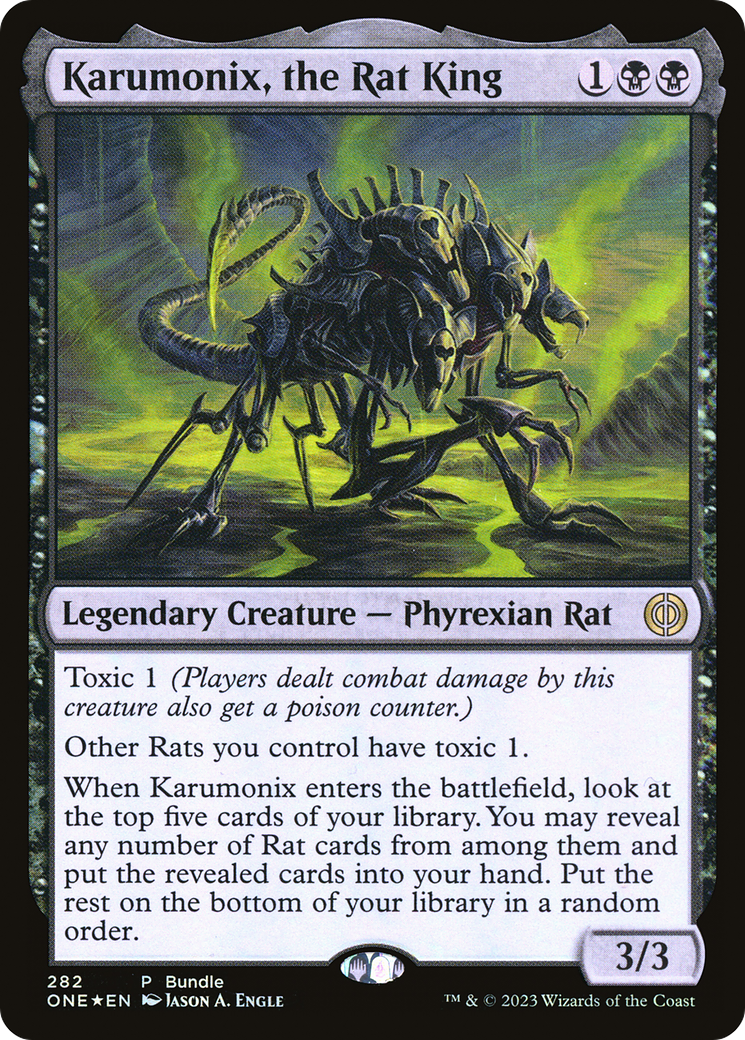 Karumonix, the Rat King (Bundle) [Phyrexia: All Will Be One] | GnG Games