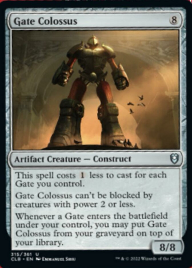 Gate Colossus [Commander Legends: Battle for Baldur's Gate] | GnG Games