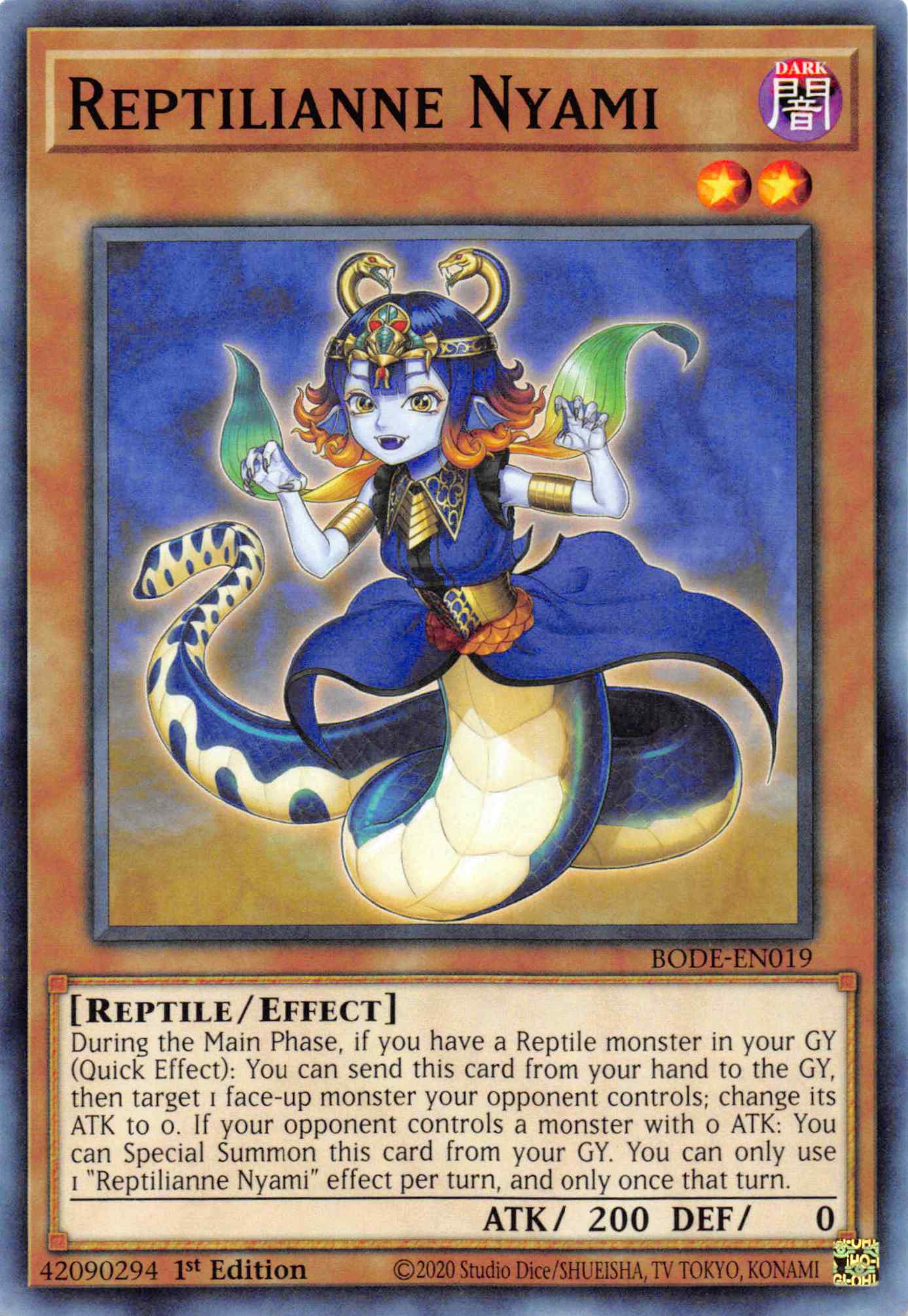 Reptilianne Nyami [BODE-EN019] Common | GnG Games