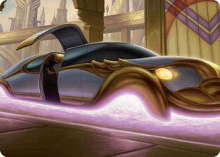Mysterious Limousine Art Card [Streets of New Capenna Art Series] | GnG Games