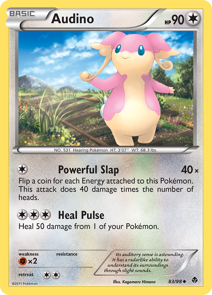 Audino (83/98) [Black & White: Emerging Powers] | GnG Games