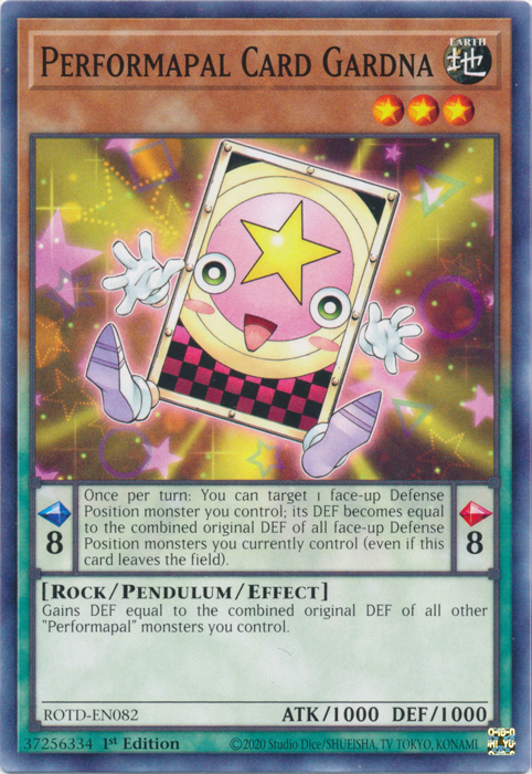 Performapal Card Gardna [ROTD-EN082] Common | GnG Games