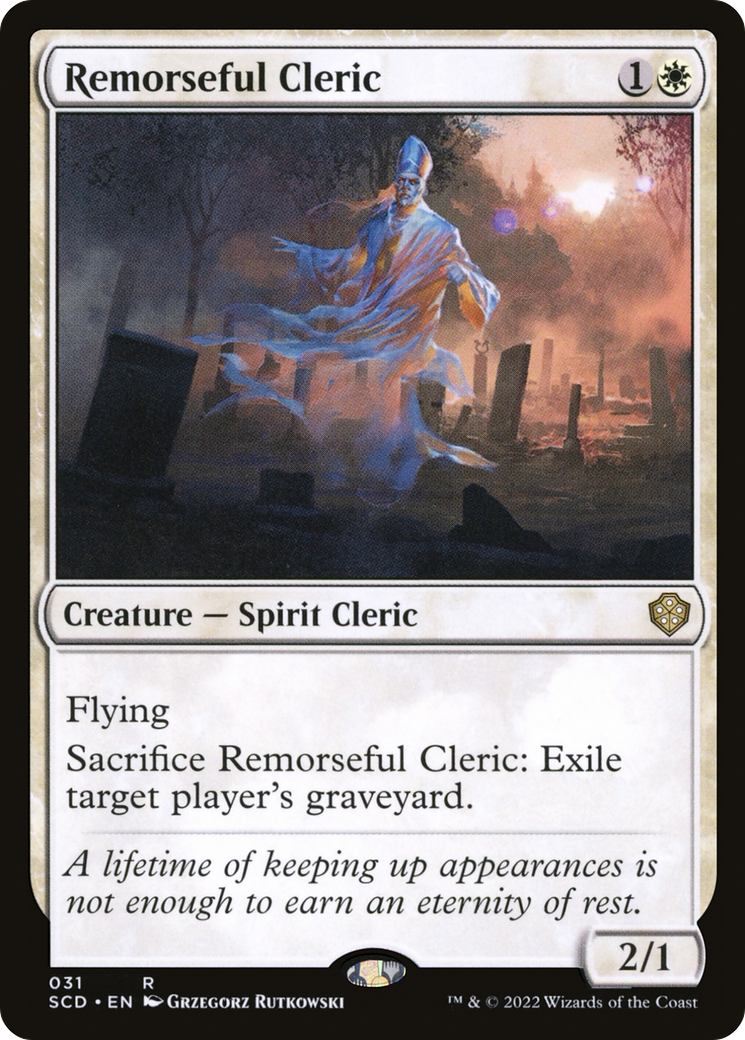 Remorseful Cleric [Starter Commander Decks] | GnG Games