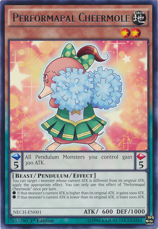 Performapal Cheermole [NECH-EN001] Rare | GnG Games