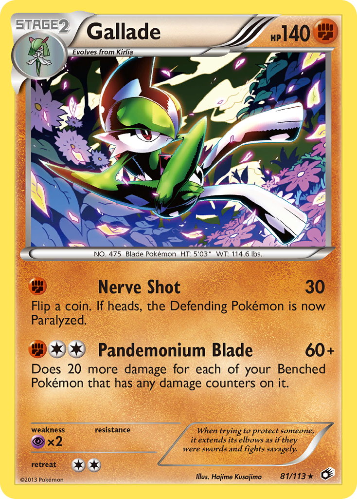 Gallade (81/113) [Black & White: Legendary Treasures] | GnG Games