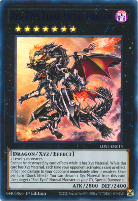 Red-Eyes Flare Metal Dragon (Blue) [LDS1-EN015] Ultra Rare | GnG Games