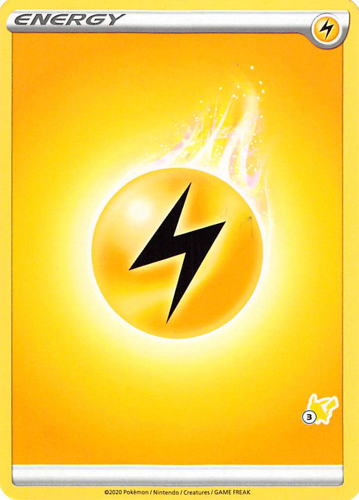 Lightning Energy (Pikachu Stamp #3) [Battle Academy 2022] | GnG Games