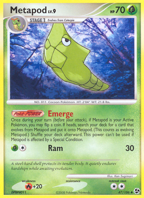 Metapod (47/106) [Diamond & Pearl: Great Encounters] | GnG Games