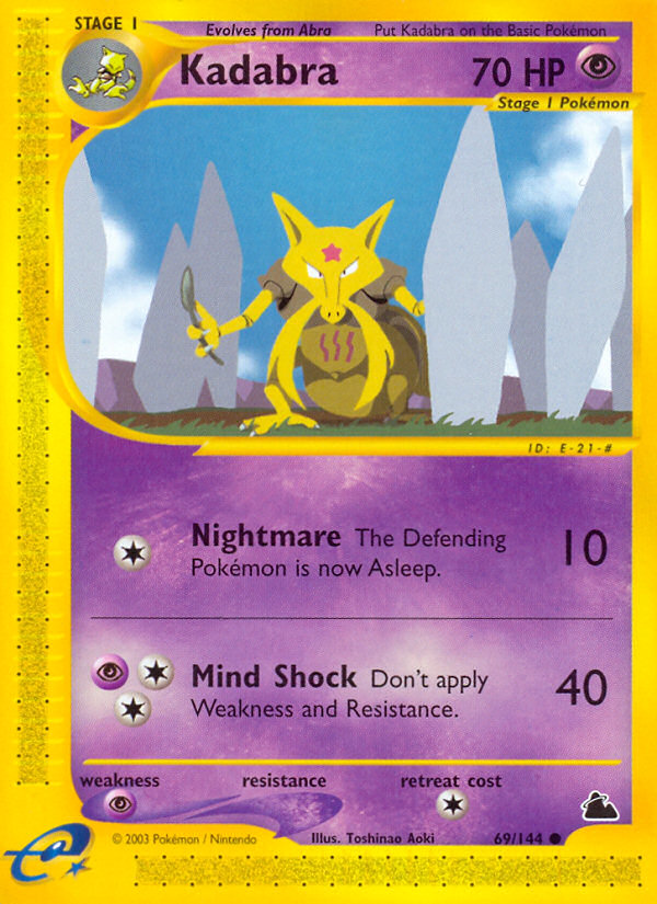 Kadabra (69/144) [Skyridge] | GnG Games