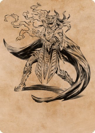 Livaan, Cultist of Tiamat Art Card [Commander Legends: Battle for Baldur's Gate Art Series] | GnG Games