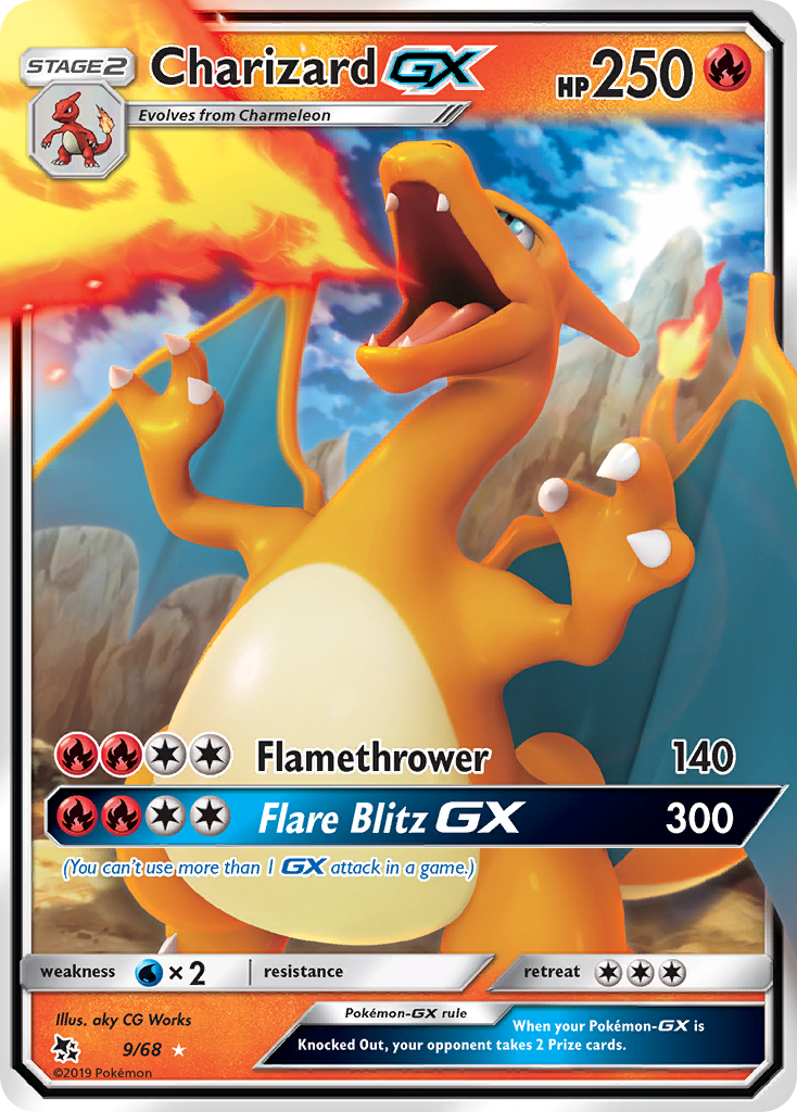 Charizard GX (9/68) [Sun & Moon: Hidden Fates] | GnG Games