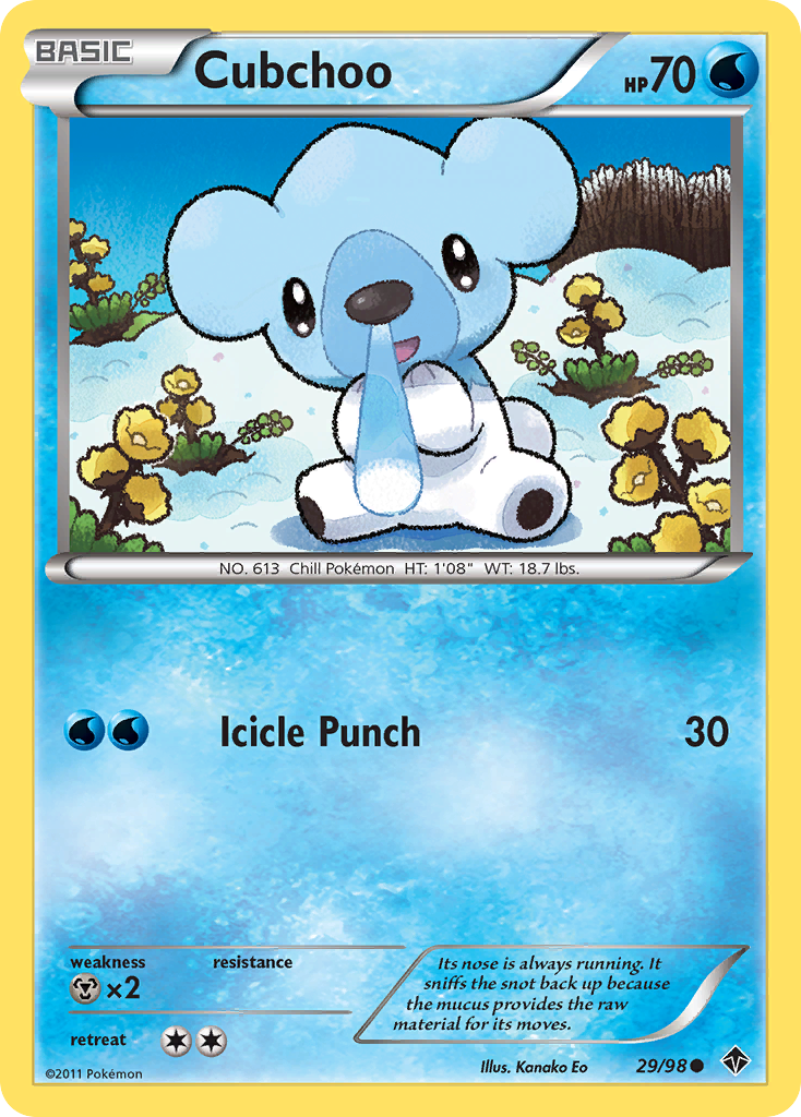 Cubchoo (29/98) [Black & White: Emerging Powers] | GnG Games