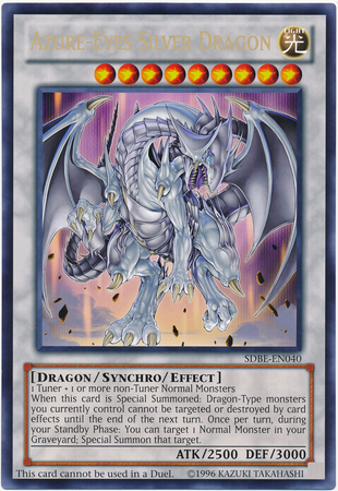 Azure-Eyes Silver Dragon (Oversized) (Silver Dragon) [SDBE-EN040] Promo | GnG Games