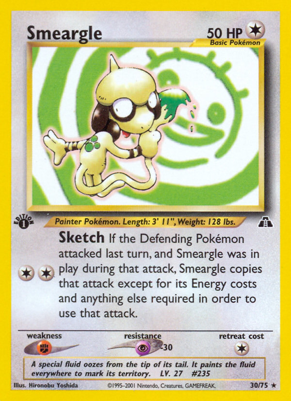 Smeargle (30/75) [Neo Discovery 1st Edition] | GnG Games