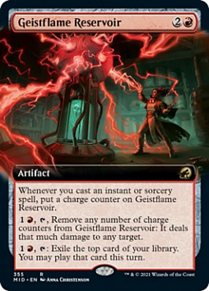 Geistflame Reservoir (Extended) [Innistrad: Midnight Hunt] | GnG Games