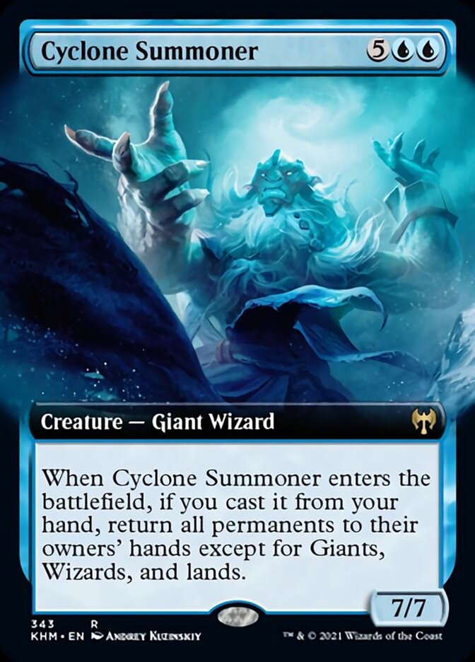 Cyclone Summoner (Extended Art) [Kaldheim] | GnG Games