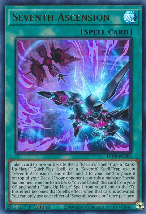 Seventh Ascension [LED9-EN006] Ultra Rare | GnG Games