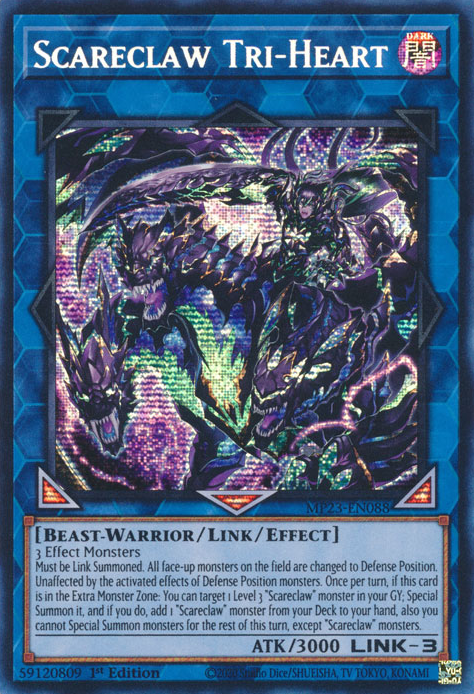 Scareclaw Tri-Heart [MP23-EN088] Prismatic Secret Rare | GnG Games