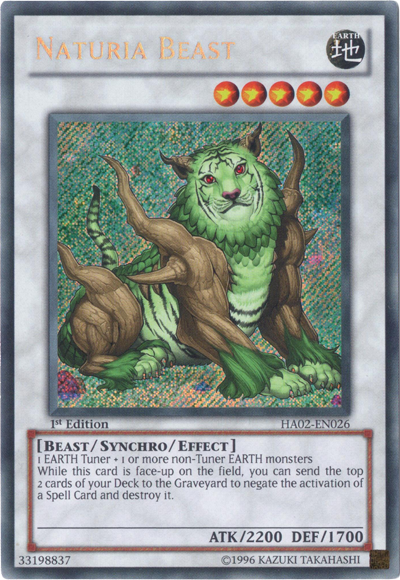 Naturia Beast [HA02-EN026] Secret Rare | GnG Games