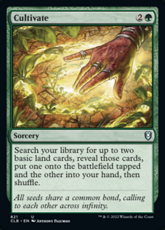 Cultivate [Commander Legends: Battle for Baldur's Gate] | GnG Games