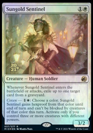 Sungold Sentinel [Innistrad: Midnight Hunt Prerelease Promos] | GnG Games