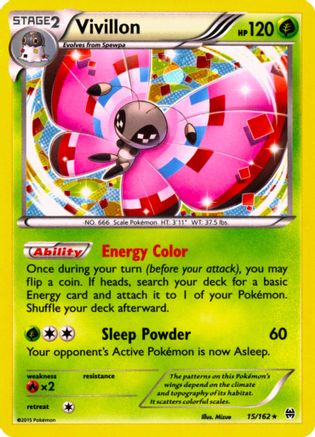 Vivillon (15/162) (Cosmos Holo) [XY: BREAKthrough] | GnG Games