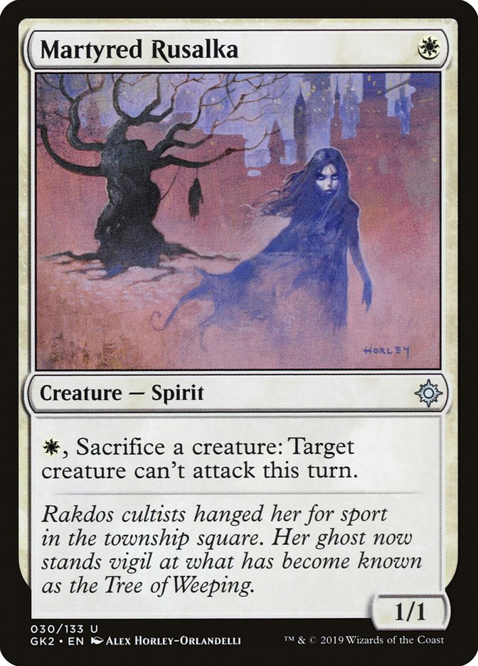 Martyred Rusalka [Ravnica Allegiance Guild Kit] | GnG Games