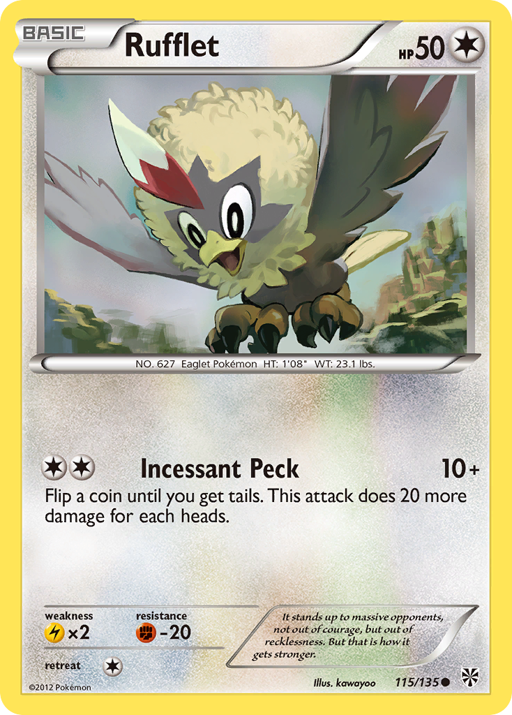 Rufflet (115/135) [Black & White: Plasma Storm] | GnG Games