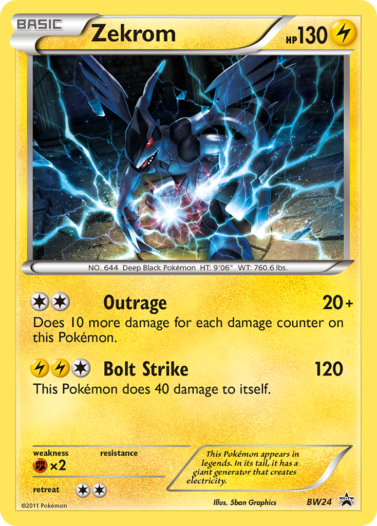 Zekrom (BW24) [Black & White: Black Star Promos] | GnG Games