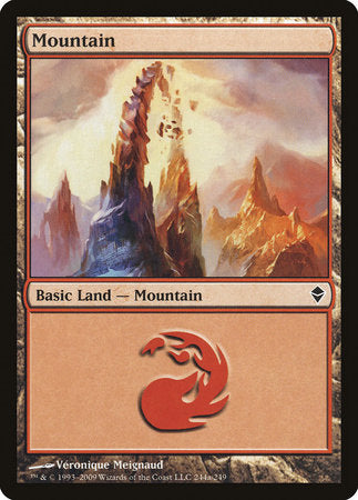 Mountain (244a) [Zendikar] | GnG Games