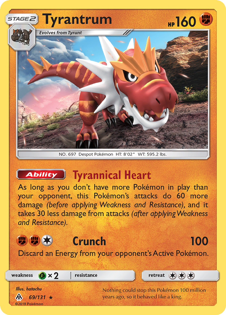 Tyrantrum (69/131) [Sun & Moon: Forbidden Light] | GnG Games