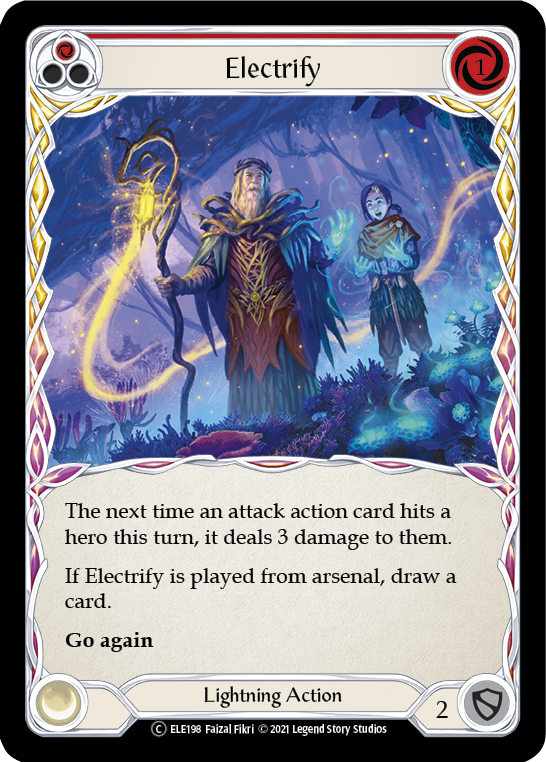 Electrify (Red) [U-ELE198] Unlimited Rainbow Foil | GnG Games