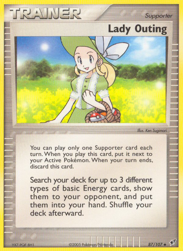 Lady Outing (87/107) [EX: Deoxys] | GnG Games