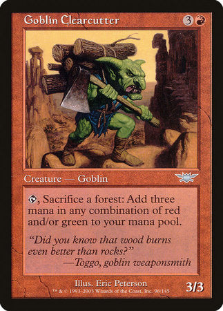 Goblin Clearcutter [Legions] | GnG Games