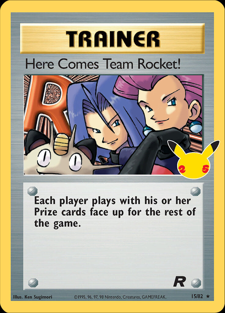 Here Comes Team Rocket! (15/82) [Celebrations: 25th Anniversary - Classic Collection] | GnG Games