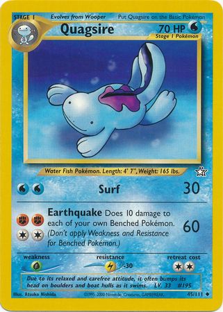 Quagsire (45/111) [Neo Genesis Unlimited] | GnG Games