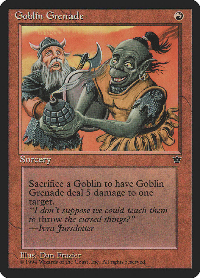 Goblin Grenade (Dan Frazier) [Fallen Empires] | GnG Games