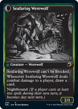 Suspicious Stowaway // Seafaring Werewolf [Innistrad: Double Feature] | GnG Games