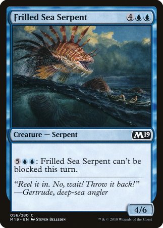 Frilled Sea Serpent [Core Set 2019] | GnG Games
