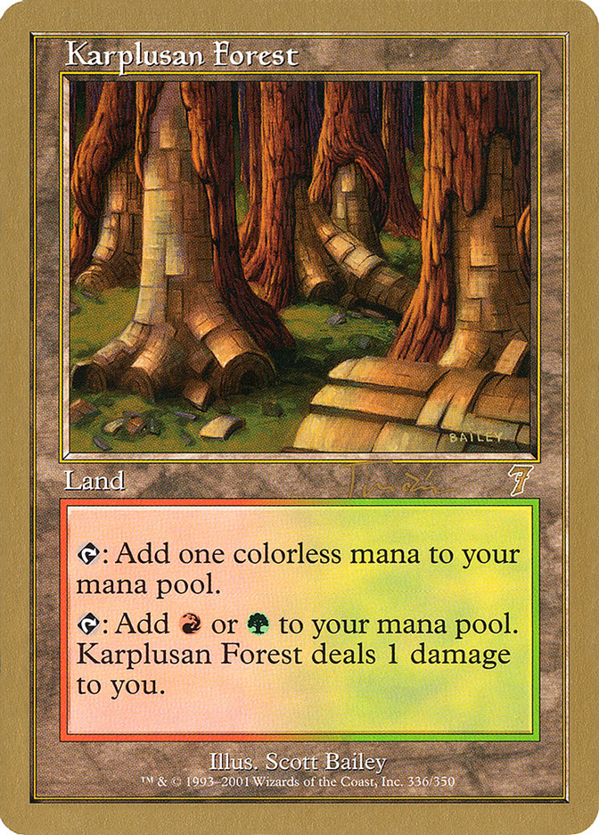 Karplusan Forest (Jan Tomcani) [World Championship Decks 2001] | GnG Games