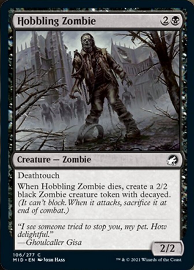 Hobbling Zombie [Innistrad: Midnight Hunt] | GnG Games