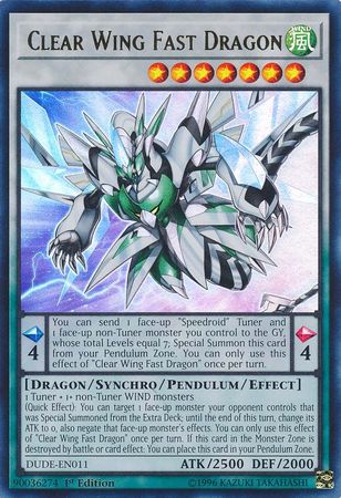 Clear Wing Fast Dragon [DUDE-EN011] Ultra Rare | GnG Games